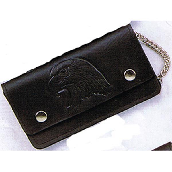 7" Oiltanned Wallet/Eagle - Eagle Leather