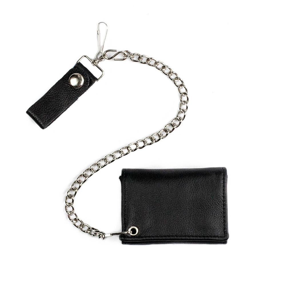 Tri-Fold Wallet W/Chain
