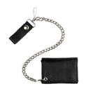 Tri-Fold Wallet W/Chain: Features:

12