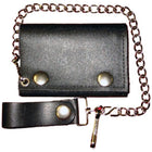 Tri-Fold W/ Chain: Tri-fold Wallet with chain