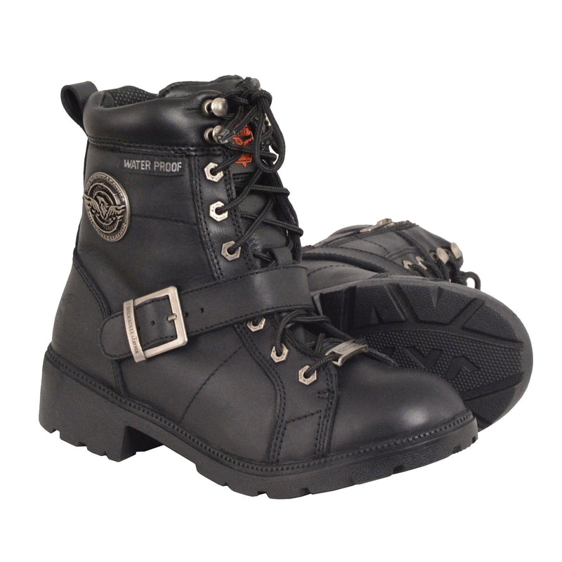 Ladies WP Side Buckle Boot - Eagle Leather
