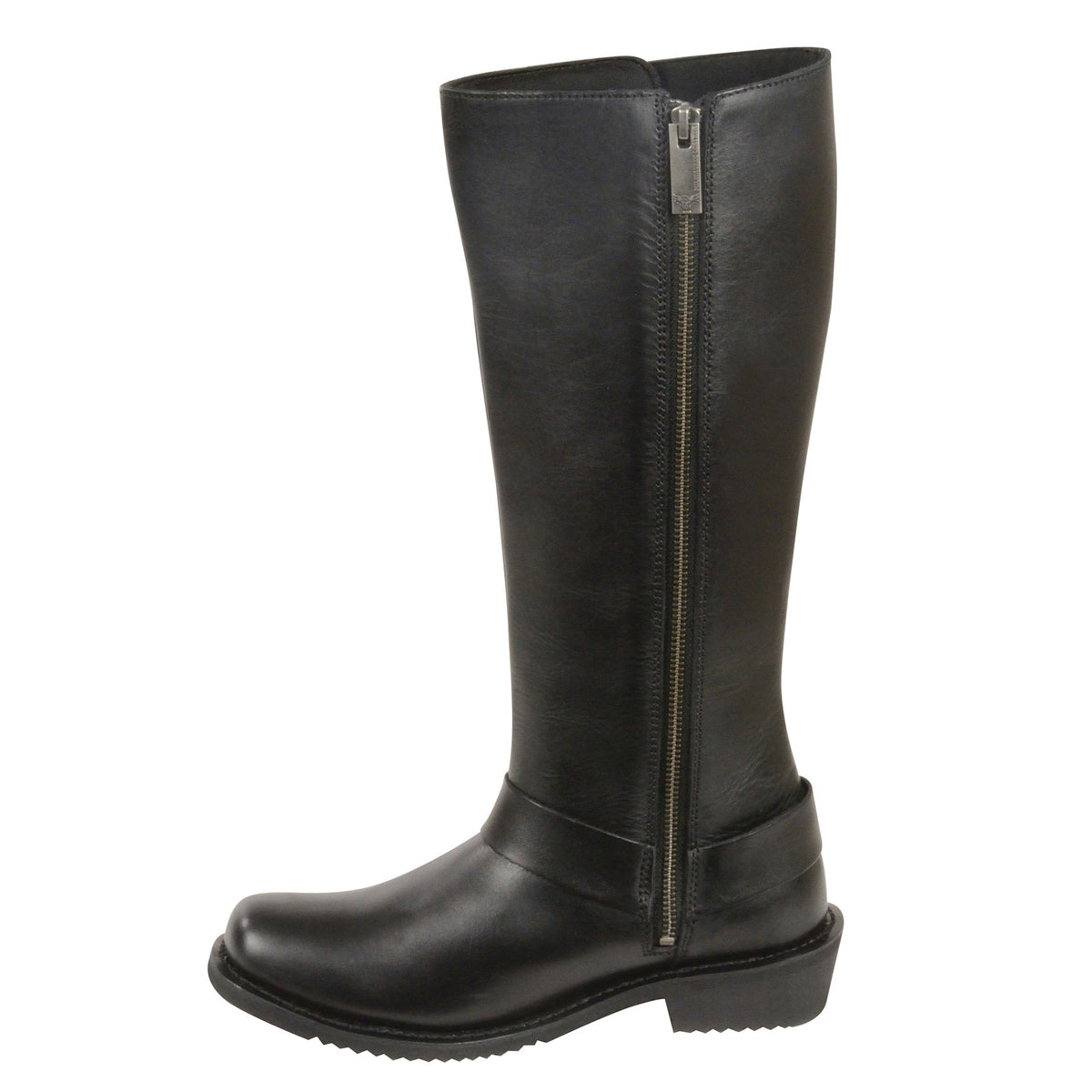 Ladies Tall Boot With Side Laces: Features:

Women's Side Zipper Plain Toe Boot
Full Grain Premium 2