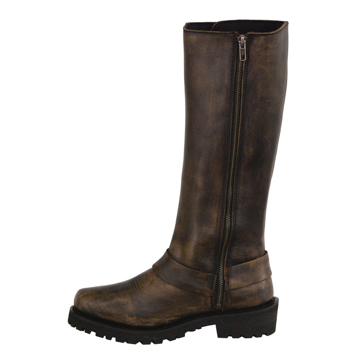 Ladies Dist Tall Lace-up Boot - Eagle Leather