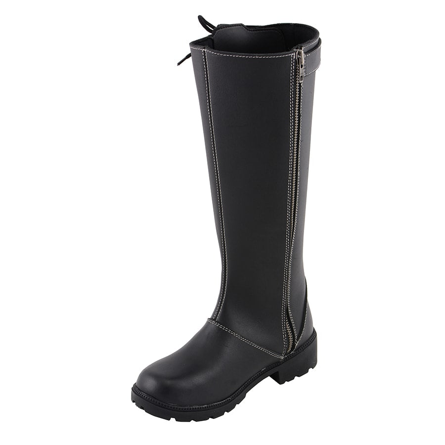 Women's Lace Side Tall Boot: Full Grain Premium 2