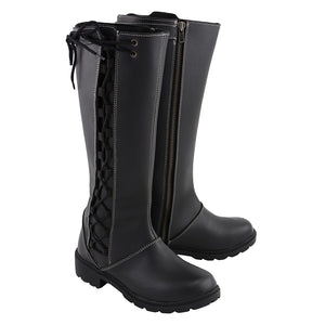 Women's Lace Side Tall Boot: Full Grain Premium 2