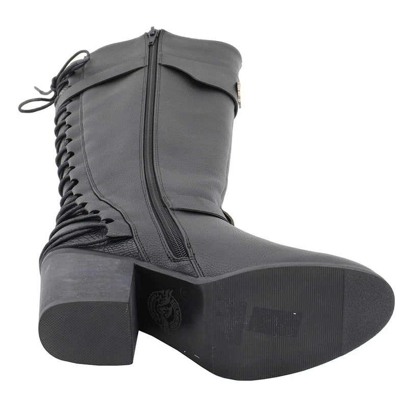 Ladies Back End Laced Boot