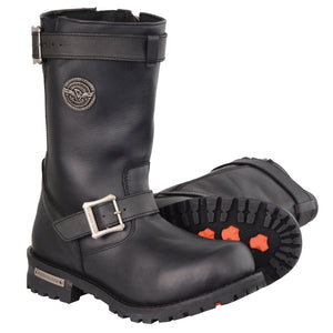Men's Harness Boot with Zipper 9020: Full Grain Premium 2
