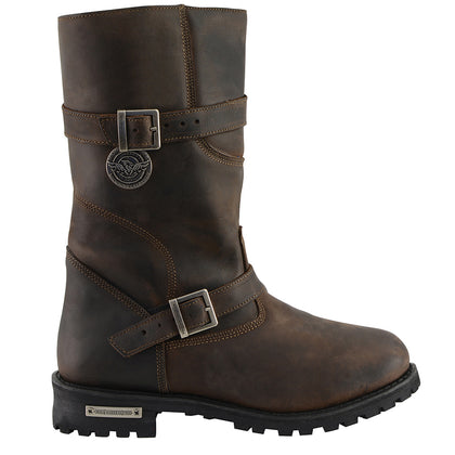 Mens  Dark Engineer Boot: Full Grain Premium 2