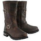 Mens  Dark Engineer Boot: Full Grain Premium 2