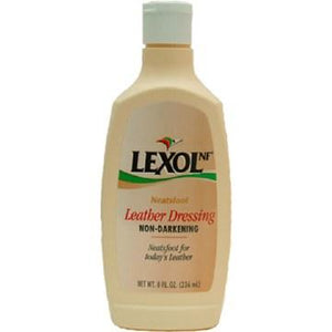 Lexol Leather Dress 8oz: * Conditions and protects light colored leather without darkening