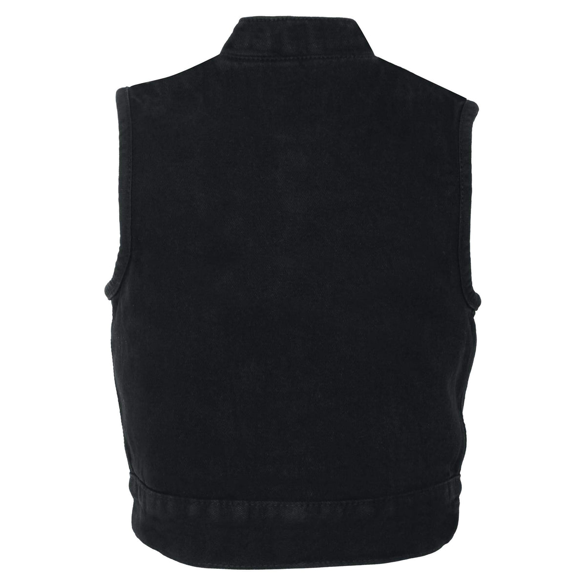 Kids Black Denim Club Vest: Kids Black Denim Club Vest Color Black Size X-Small Small Medium Large X-Large 2X-Large 3X-Large 