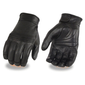 Men's Perforated Glove: Premium Cowhide Leather
Stretch Knuckles for Optimal Comfort
Gel Palm
Adjustable Wrist Strap
Touch Sc