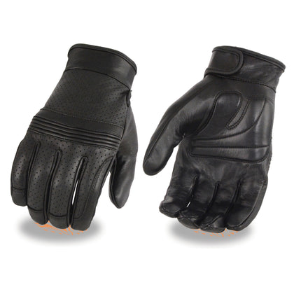 Men's Perforated Glove: Premium Cowhide Leather
Stretch Knuckles for Optimal Comfort
Gel Palm
Adjustable Wrist Strap
Touch Sc