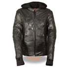 Women's Reflective Tribal Jacket: Features:

Ladies 3/4 Jacket w/ Reflective Tribal Detail
Butter Soft premium Cowhide 1