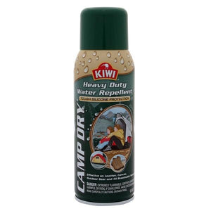 Kiwi Camp Dry: Silicone bonds to leather/fabric to create an extremely though water barrier, while still allowing the article