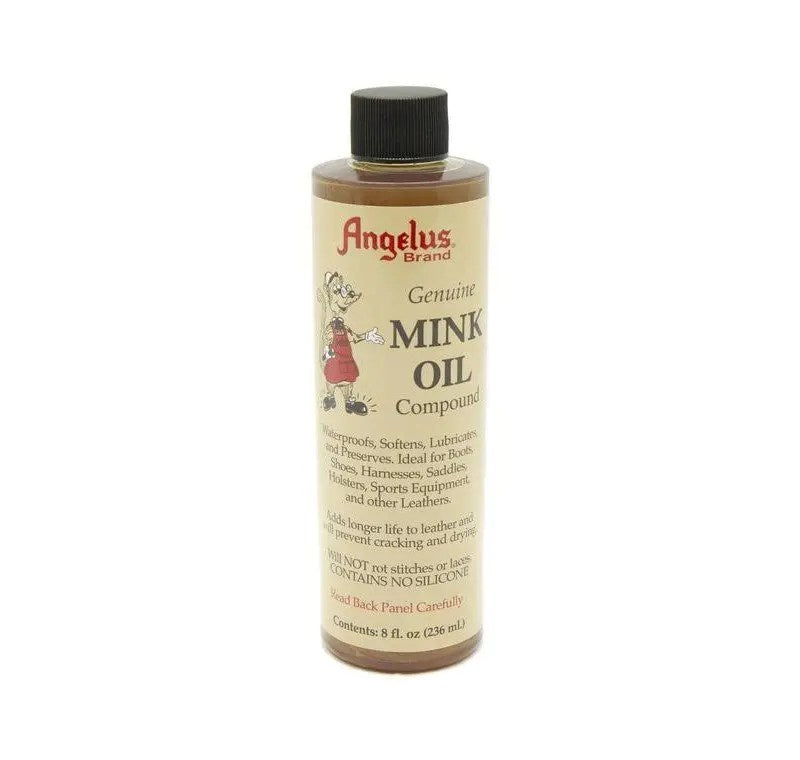 Angelus Mink Oil: Description
Mink oil has been used for years by many industries to condition and protect their leather