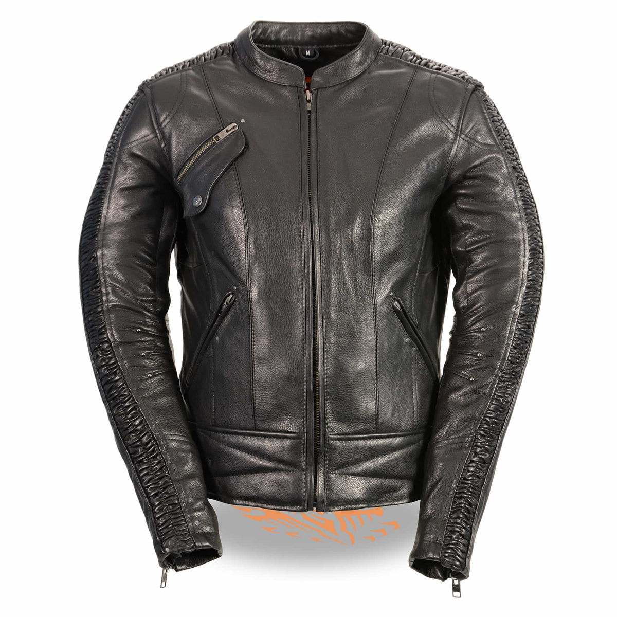 Ladies Phoenix Embroidered Jacket: Features:


1