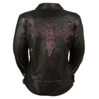 Ladies Phoenix Embroidered Jacket: Features:


1