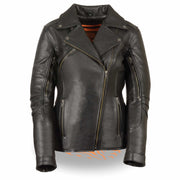 Ladies Classic Vented Goatskin Jacket: Features:

1