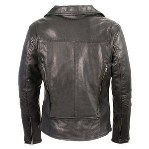 Ladies Classic Vented Goatskin Jacket: Features:

1