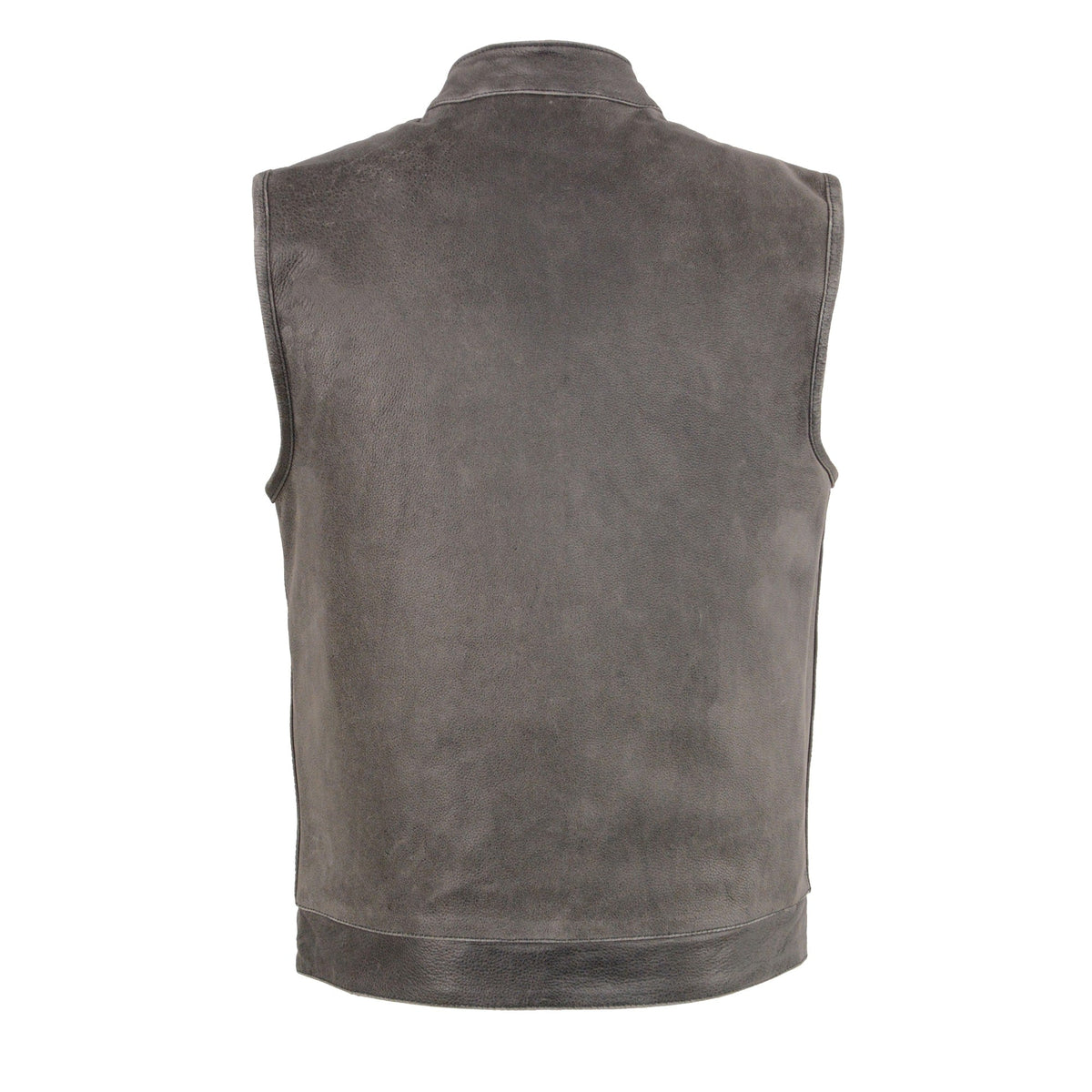 Men's Open Neck Club Style Vest: Features:

Men’s Distressed Grey Open Neck Snap/Zip Front Club Style Vest
Premium Milled Dis
