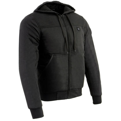 Men's Heated Fleece Hoodie: Features:

Durable Material – Cotton Exterior with Thermal Inside Lining, Knit Cuff and Waistband