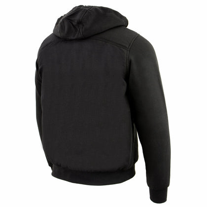 Men's Heated Fleece Hoodie: Features:

Durable Material – Cotton Exterior with Thermal Inside Lining, Knit Cuff and Waistband