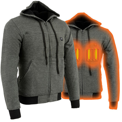 Men's Heated Fleece Hoodie: Features:

Durable Material – Cotton Exterior with Thermal Inside Lining, Knit Cuff and Waistband
