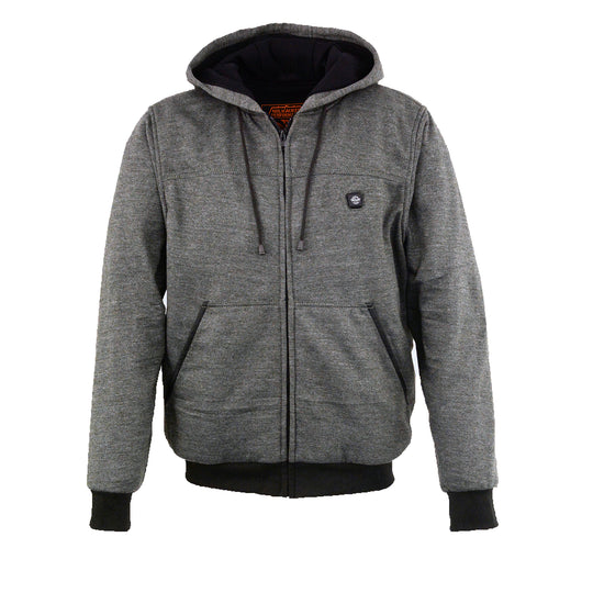 Men's Heated Fleece Hoodie: Features:

Durable Material – Cotton Exterior with Thermal Inside Lining, Knit Cuff and Waistband