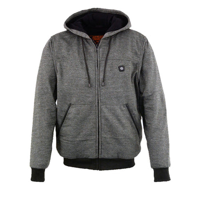 Men's Heated Fleece Hoodie: Features:

Durable Material – Cotton Exterior with Thermal Inside Lining, Knit Cuff and Waistband