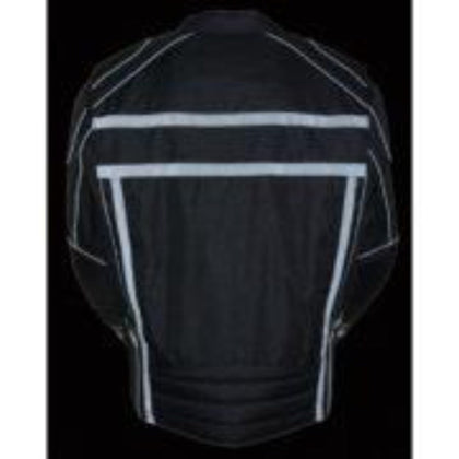 Men's Textile Scooter Jacket 1740: *Full Sleeve Zip Out liner*Side Set Waist Stretch Panels Designed for the Perfect Fit Ever