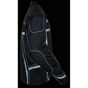 Men's Textile Scooter Jacket 1740: *Full Sleeve Zip Out liner*Side Set Waist Stretch Panels Designed for the Perfect Fit Ever