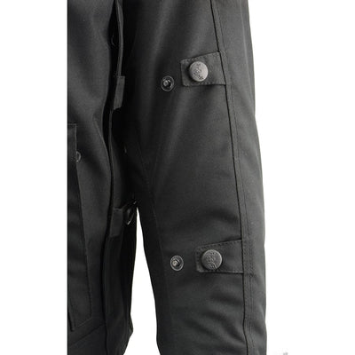 Men's Textile & Leather Jacket - Eagle Leather