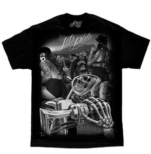 Men's Lets Ride Shirt: 6 oz