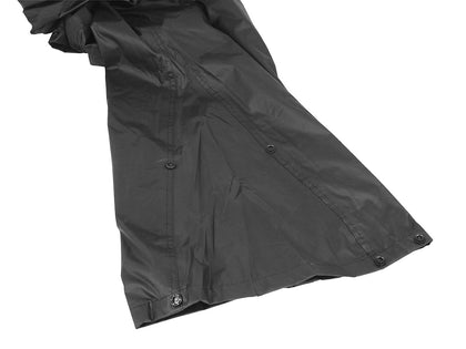 WP-8000 WeatherPro Rain Suit: Feature:

2-piece 100% waterproof motorcycle rain suit

Soft polyester outer shell with PVC bac