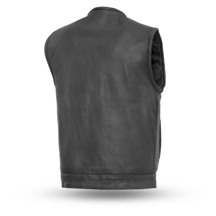 No Rival Leather Club Vest: Express your free and the road with our No Rival Leather Vest