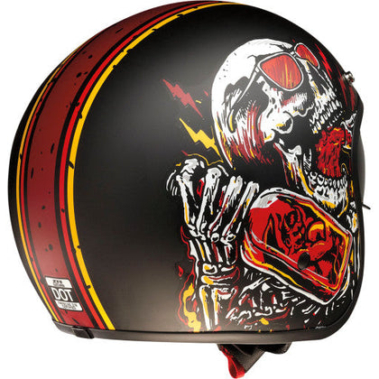 Saturn Devil Made Me: Features:
Injection molded polycarbonate shell
Fully removable moisture wicking liner
Drop down sun vis