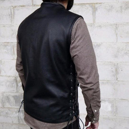 Men's Brawler Vest: Brawler - Men's Leather Motorcycle Vest
PRODUCT OVERVIEW:
Elevate your riding gear with the Brawler, a un
