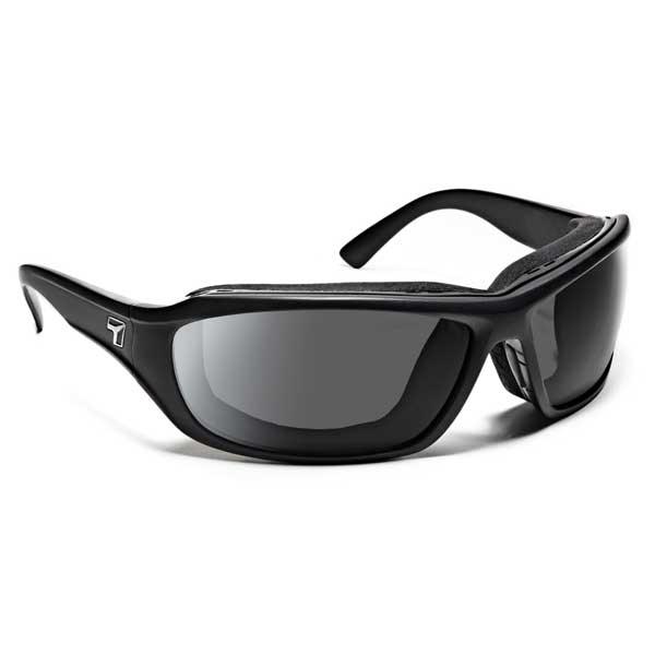 7-Eye Derby 24:7 Sunglasses - Matte Black Frame & Eclypse Photochromic Lens - Eagle Leather