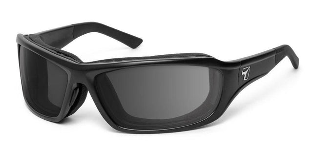 7-Eye Derby 24:7 Sunglasses - Matte Black Frame & Eclypse Photochromic Lens - Eagle Leather