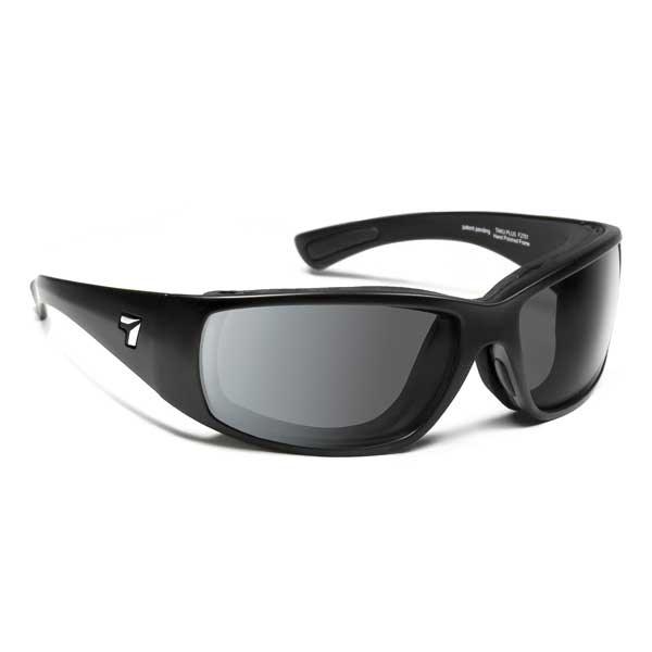 7-Eye Taku Plus 24:7 Sunglasses - Matte Black Frame & Eclypse Photochromic Lens - Eagle Leather