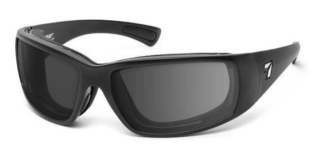 7-Eye Taku Plus 24:7 Sunglasses - Matte Black Frame & Eclypse Photochromic Lens - Eagle Leather