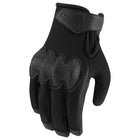 ICON PDX3 Gloves Black: Technical features housed within a sophisticated silhouette define the PDX3 glove