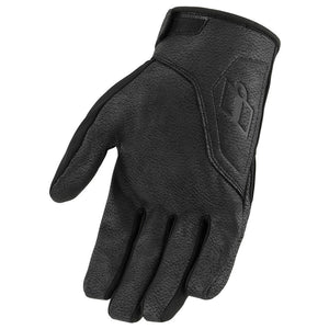 ICON PDX3 Gloves Black: Technical features housed within a sophisticated silhouette define the PDX3 glove