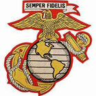 Patch USMC EGA: EagleEmblems PM7685 Patch-Usmc Ega (05) (Slv/Gld) (5