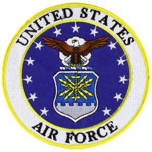 Patch USAF Emblem: EagleEmblems PM7995 Patch-Usaf Emblem (05) (5'')