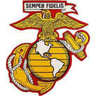 Patch USMC EGA: EagleEmblems PM7685 Patch-Usmc Ega (05) (Slv/Gld) (5