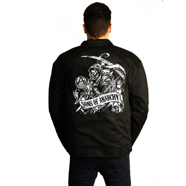 SOA Screen Print Jacket - Eagle Leather