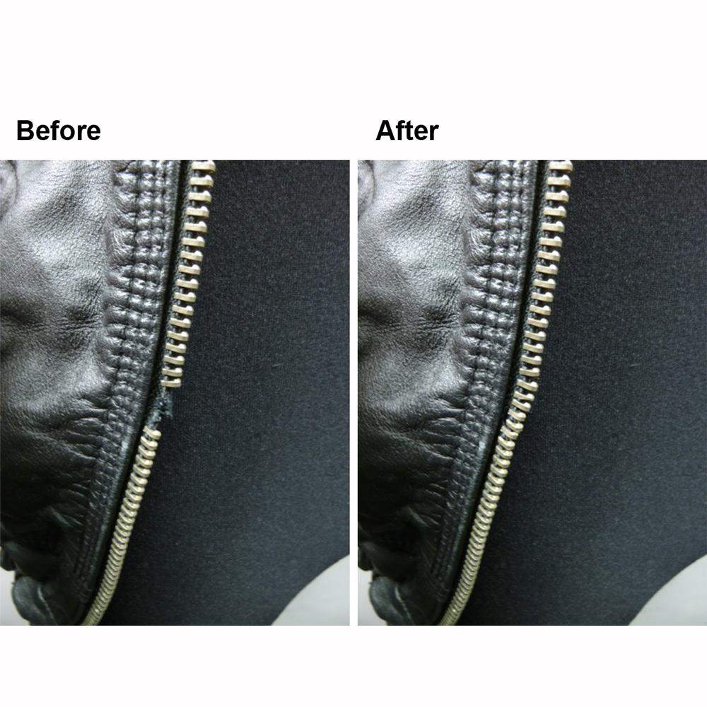 Replace Jacket Main Zipper: Removal and replacement of the main zipper on a jacket