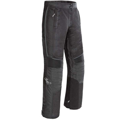 Ladies Cleo Elite Mesh Pants: Features:
Cooling Free-Air mesh shell
INNO-LITE® Ultra Reflective knee panels
Height adjustable